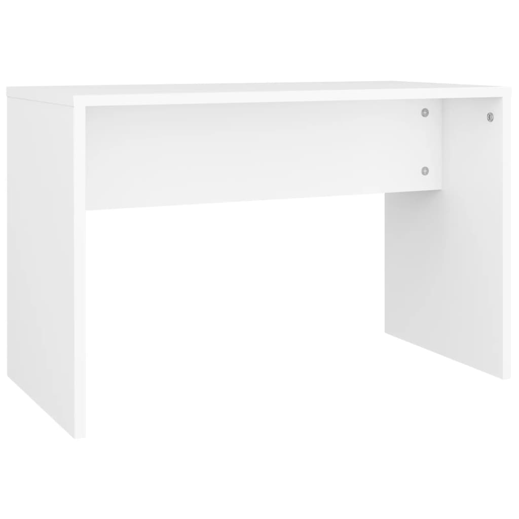 Kosmetinio staliuko komplektas su LED, baltas, apdirbta mediena