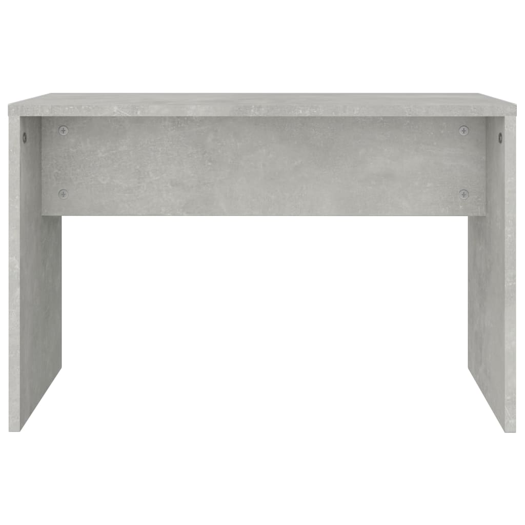 Dressing table set, concrete grey, 86.5x35x136cm
