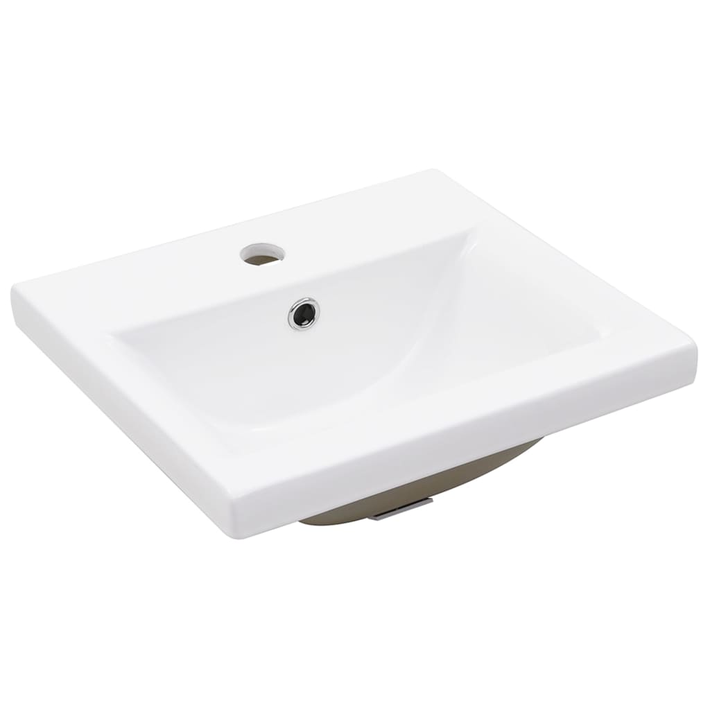 Sink cabinet with sink, smoky oak, wood