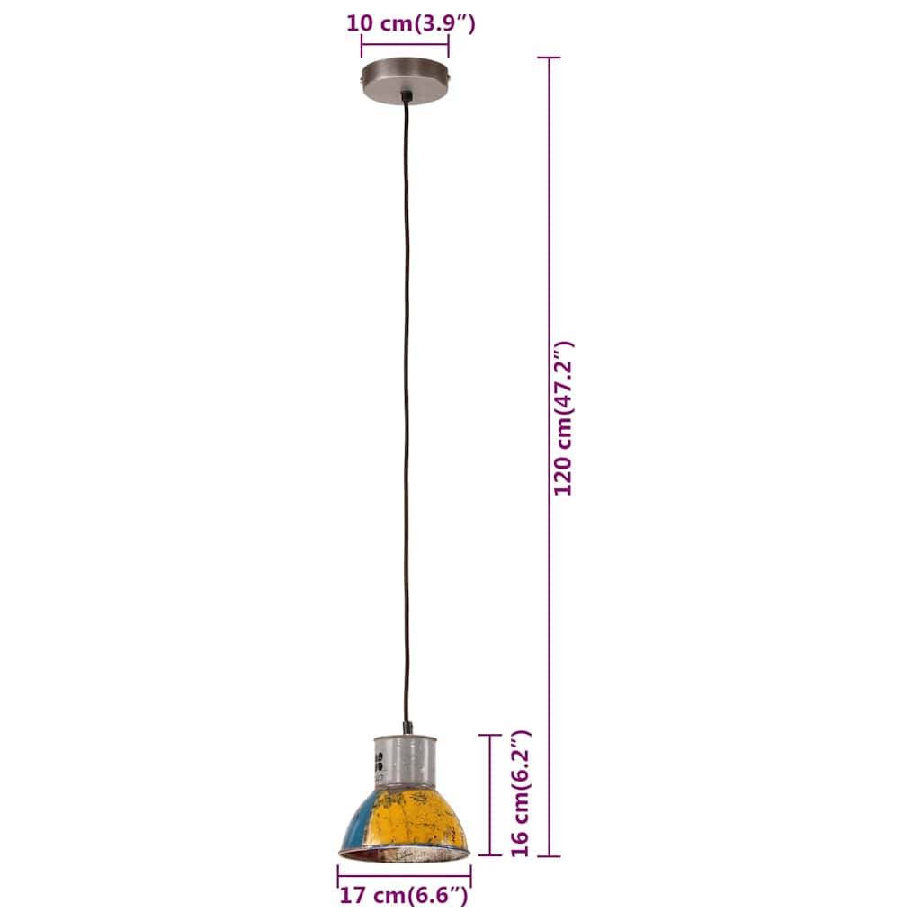 Pakabinamas šviestuvas, įvairių spalvų, 25W, 17cm, E27