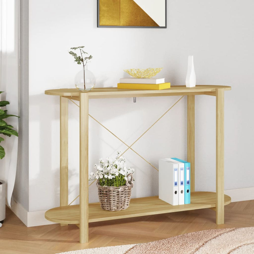 Konsolinis staliukas, 110x38x75cm, apdirbta mediena