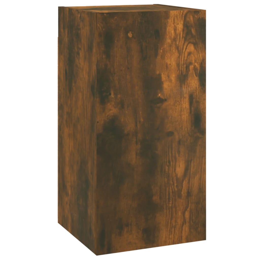 TV cabinet set, 6-piece, smoky oak, wood