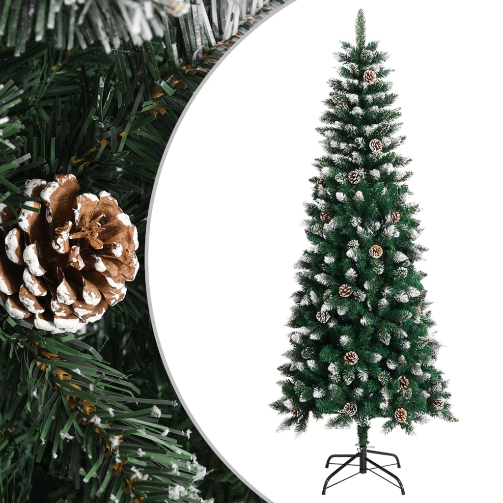 Artificial Christmas tree MEADOW MOON, with stand, green, 210cm.