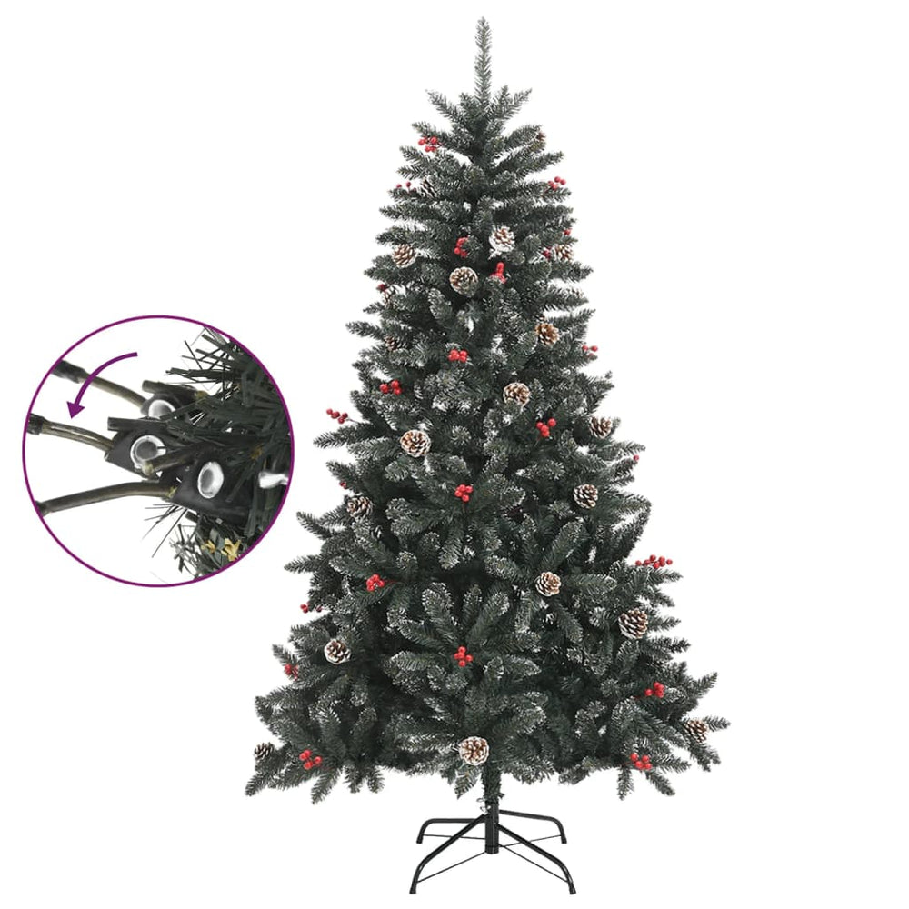 Artificial Christmas tree with stand, green, 150cm, PVC
