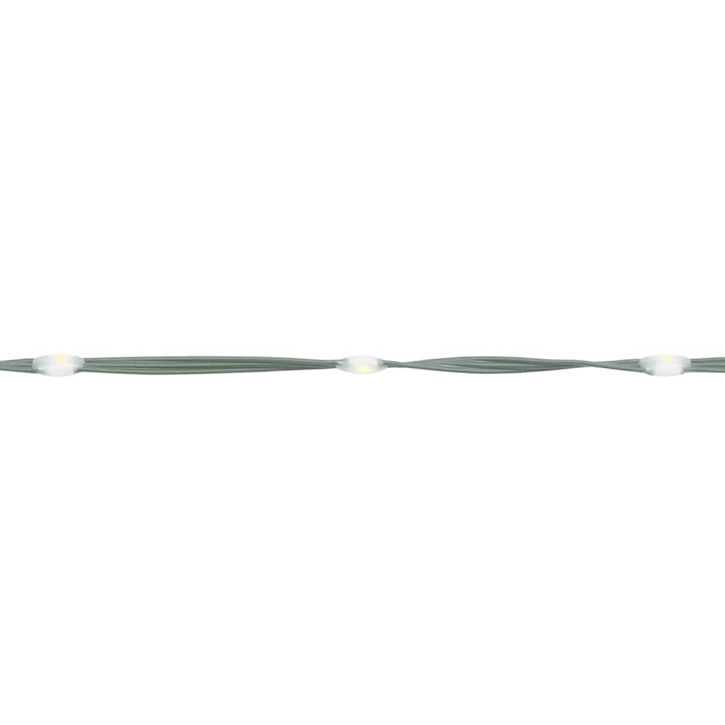 Kalėdinė eglutė, šiltai balta, 500 LED, 100x300 cm