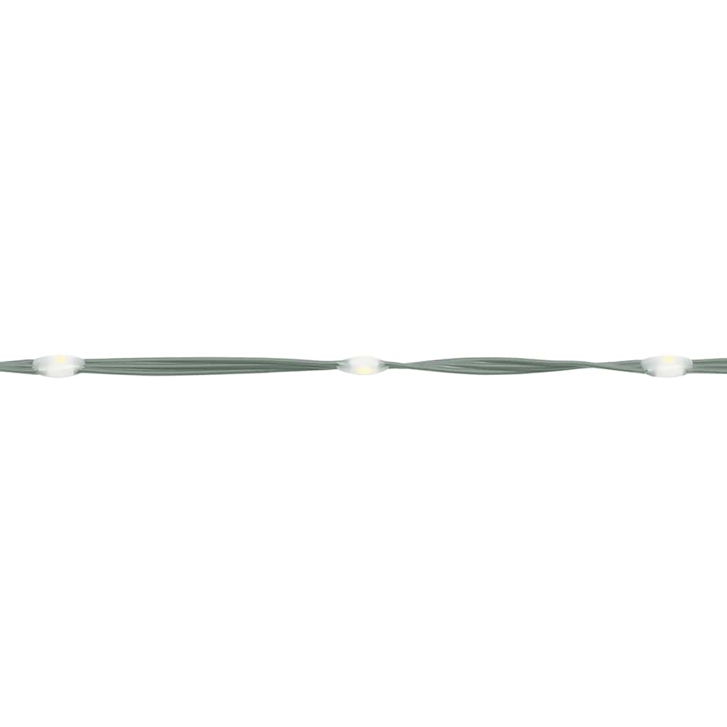 Kalėdinė eglutė, šiltai balta, 1400 LED, 160x500 cm