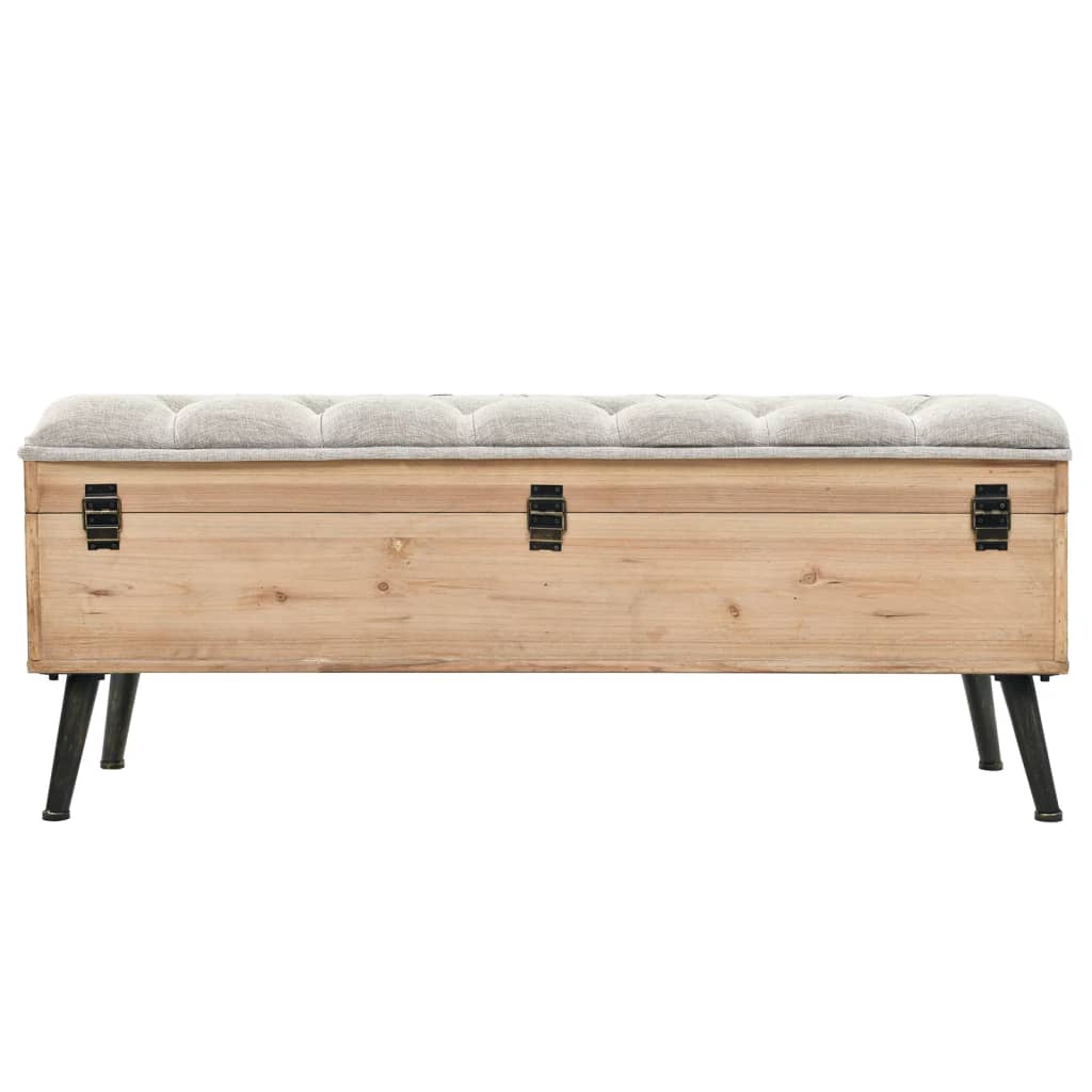 Sandėliavimo suolas 110 cm Iš kietos pušies