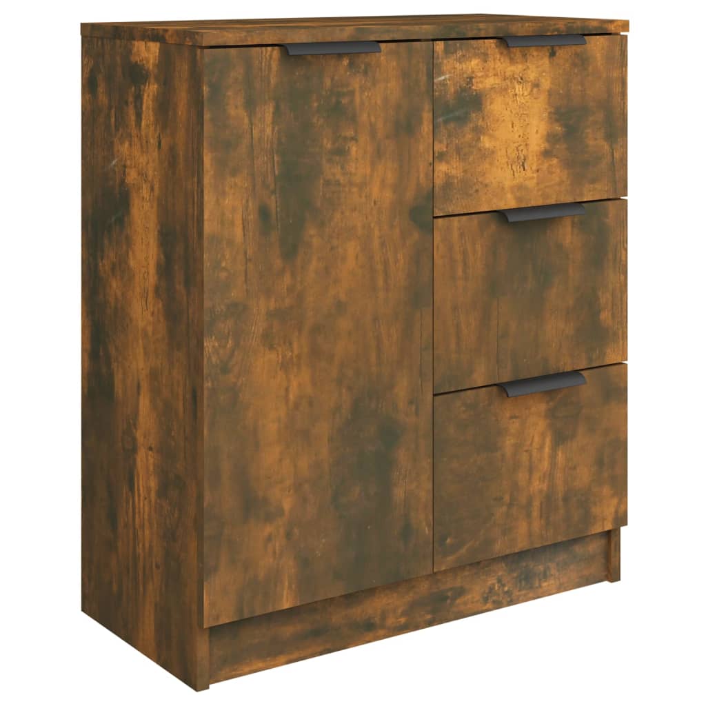 Side tables, 2 pcs, smoky oak, 60x30x70cm, wood