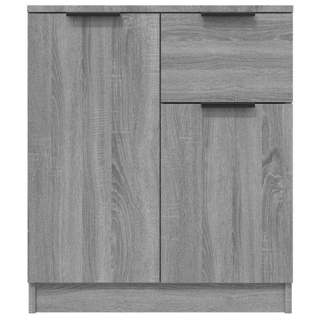 Sideboards, 2 pcs., grey oak, 60x30x70cm, wood