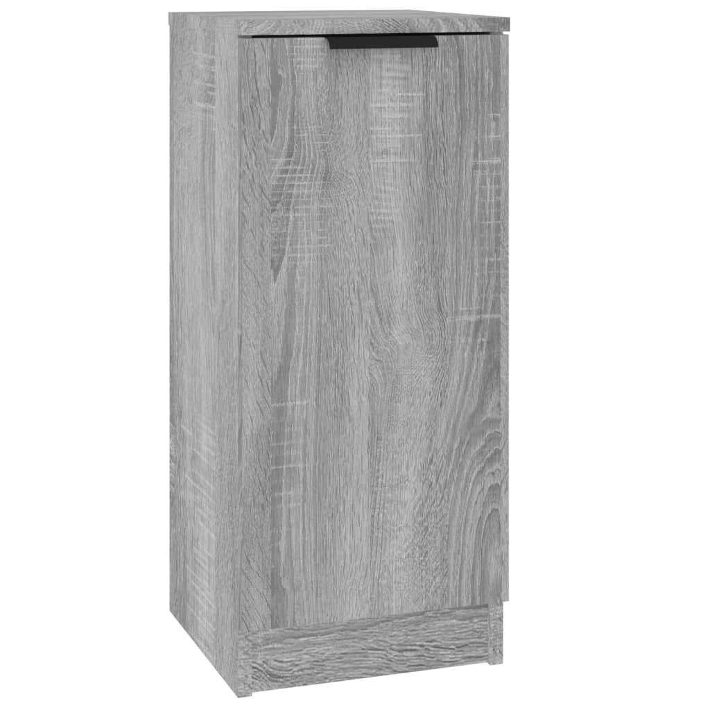 Sideboards, 3 pcs., grey oak, engineered wood