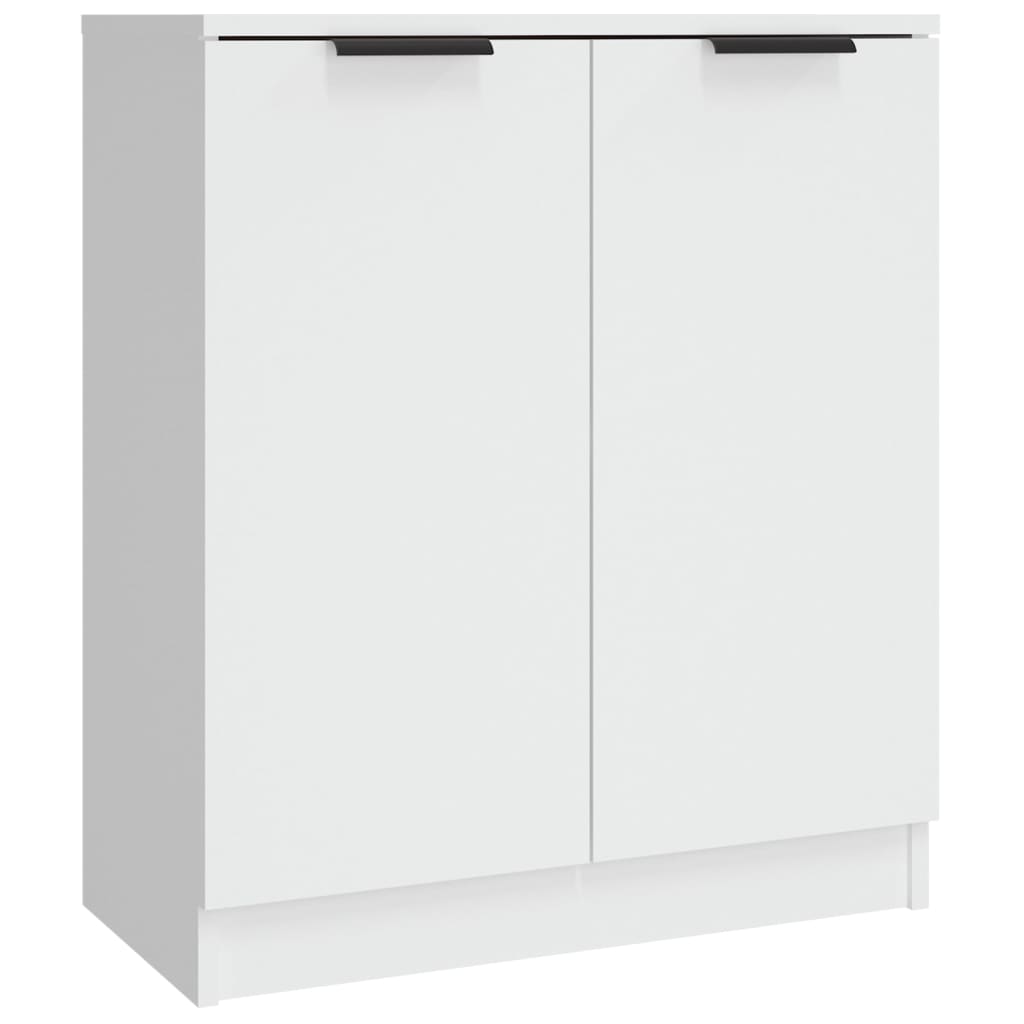 Sideboards, 3 pcs., white, engineered wood
