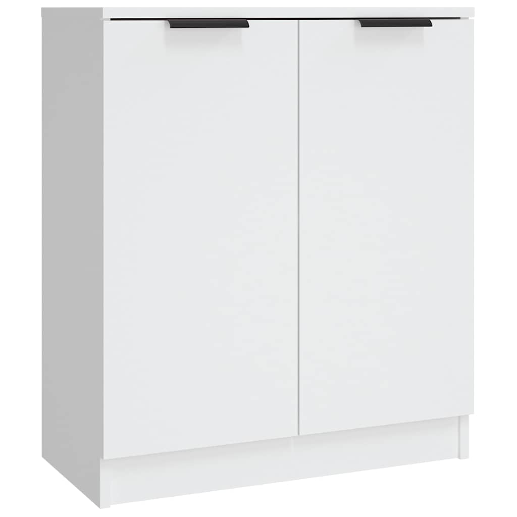 Sideboards, 3 pcs., white, engineered wood