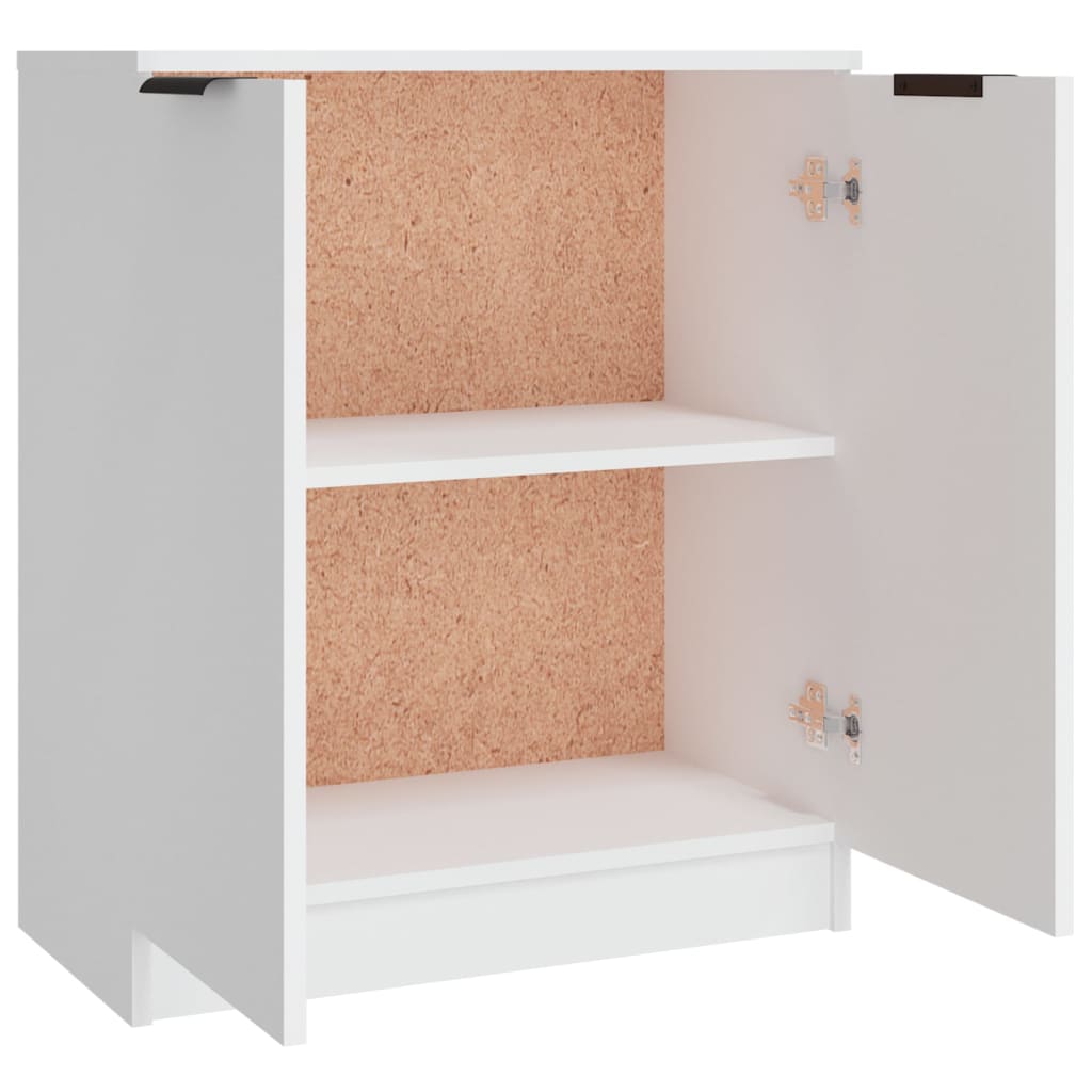 Sideboards, 3 pcs., white, engineered wood