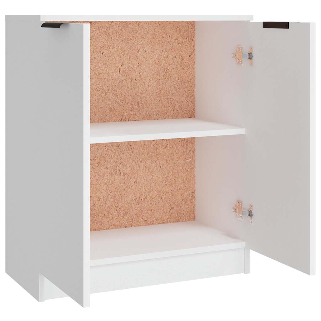 Sideboards, 3 pcs., white, engineered wood