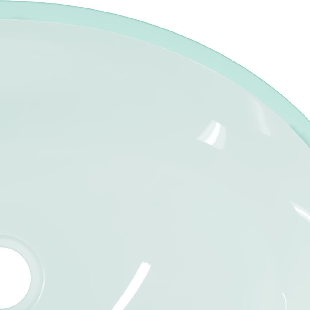 Basin, 50x37x14cm, glass, frosted