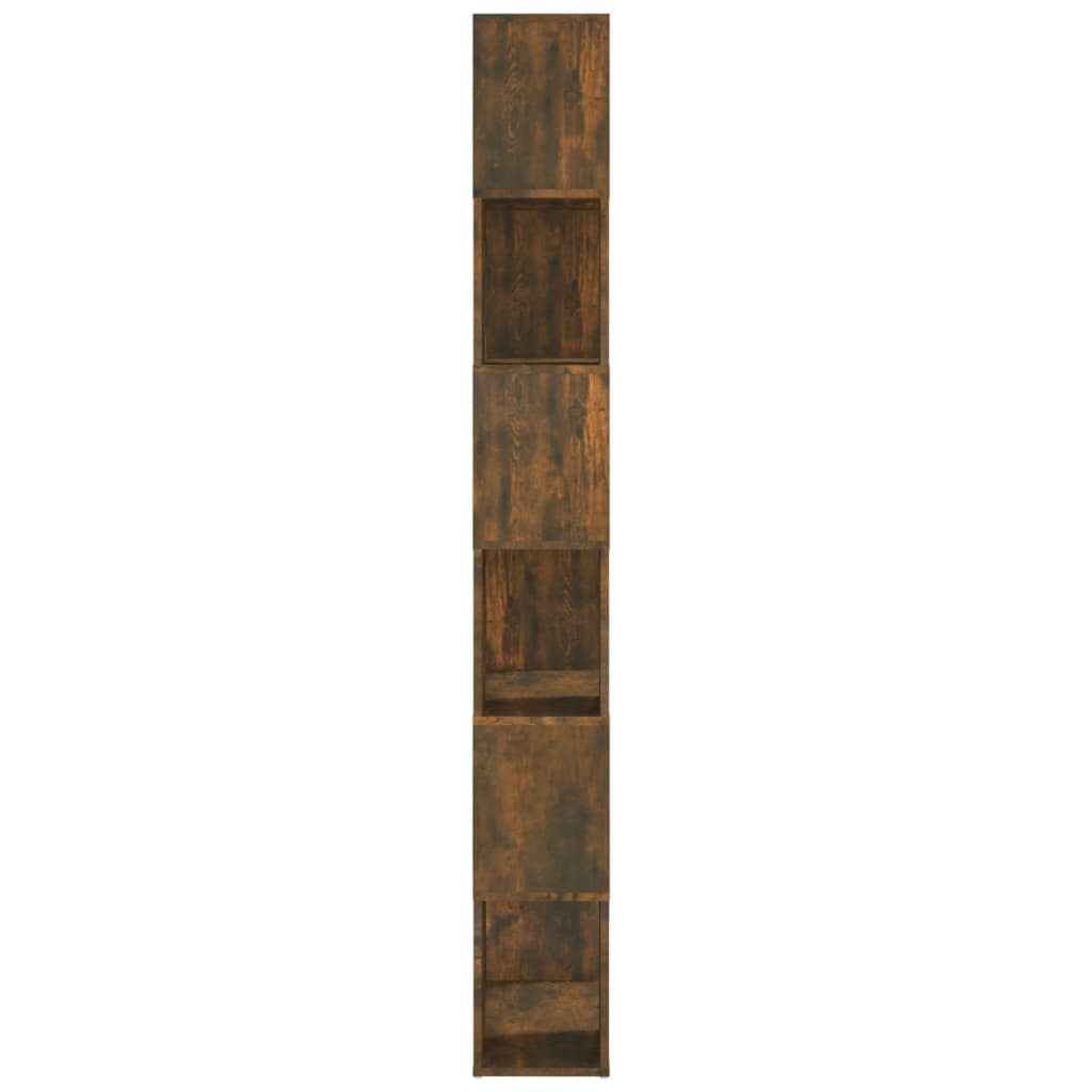 Spintelė knygoms/kambario pertvara, ąžuolo, 60x24x186cm