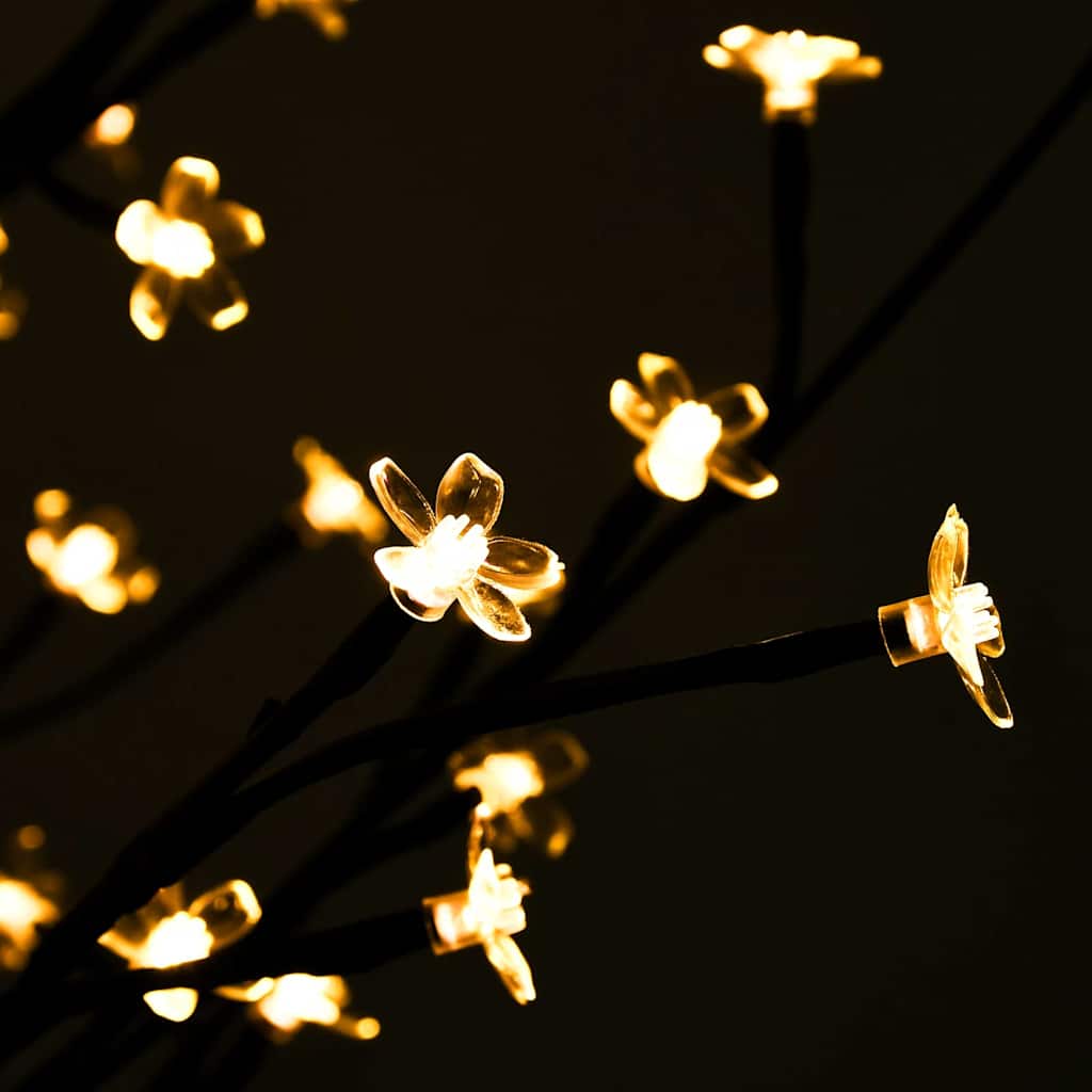 LED medis su vyšnių žiedais, 180cm, 200 šiltų baltų LED