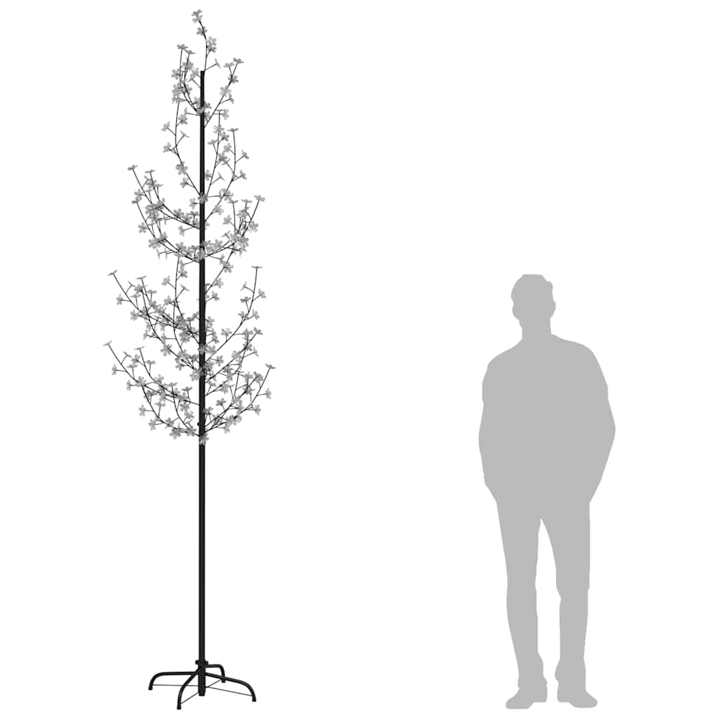 LED medis HORIZON STAR, su vyšnių žiedais, 300cm., 368 šiltos baltos LED