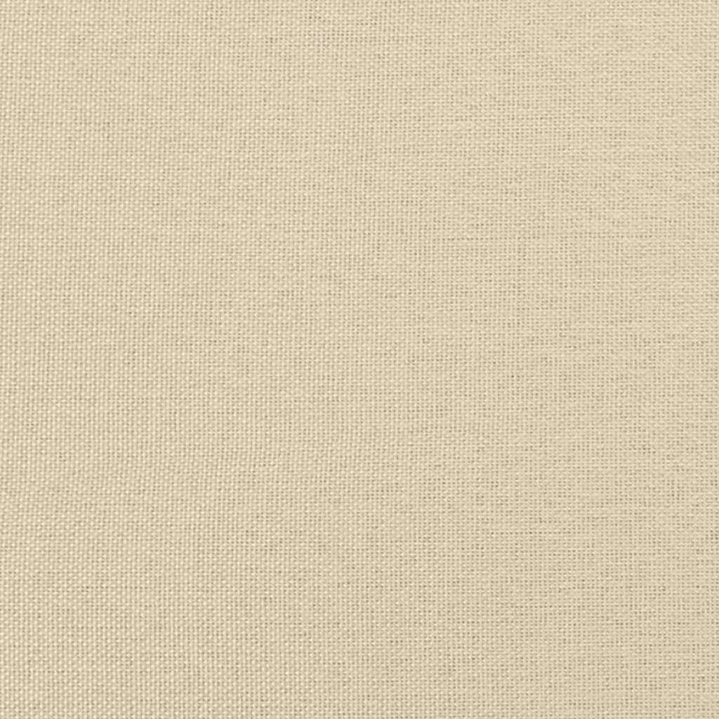 Recliner armchair, cream-colored, fabric
