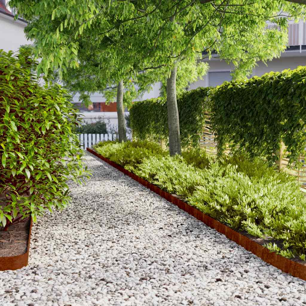 Vejos apvadai, 10vnt., 10x103cm, lankstus Corten plienas