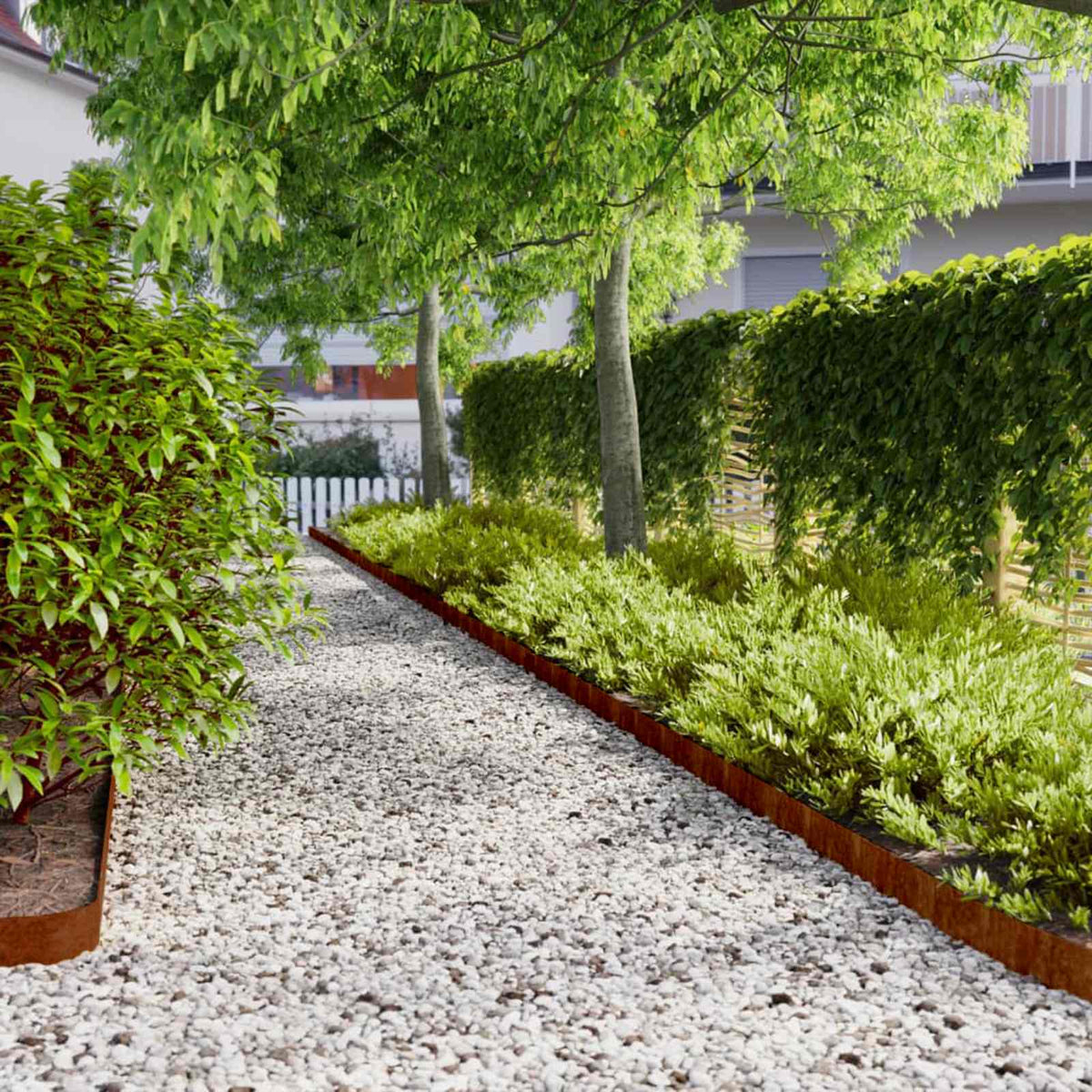 Vejos apvadai, 10vnt., 10x103cm, lankstus Corten plienas