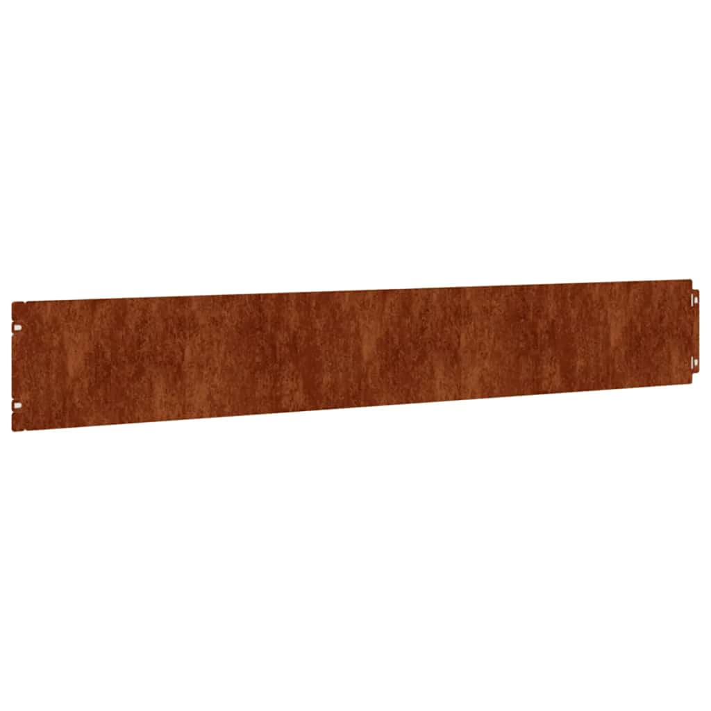 Vejos apvadai, 10vnt., 15x103cm, lankstus Corten plienas