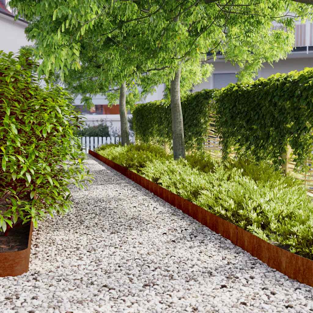 Vejos apvadai, 10vnt., 15x103cm, lankstus Corten plienas