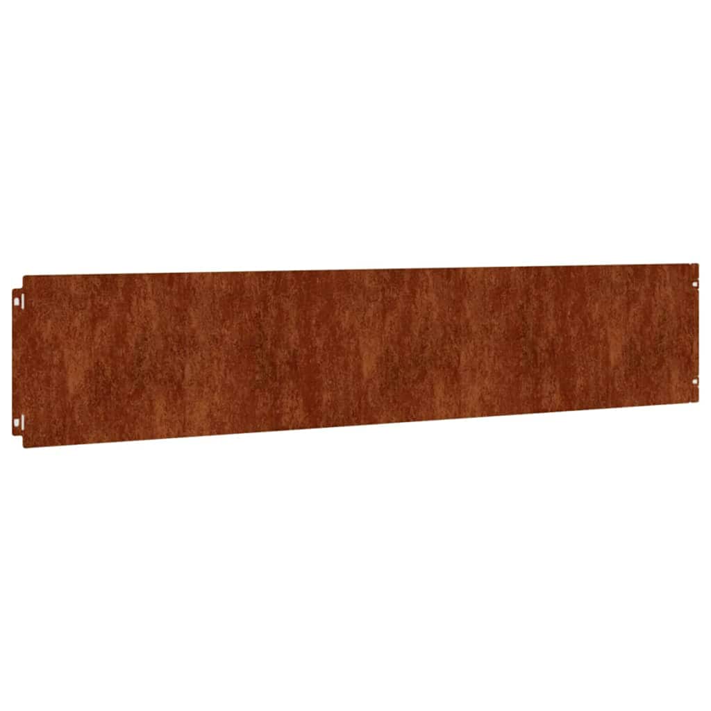 Vejos apvadai, 10vnt., 20x103cm, lankstus Corten plienas