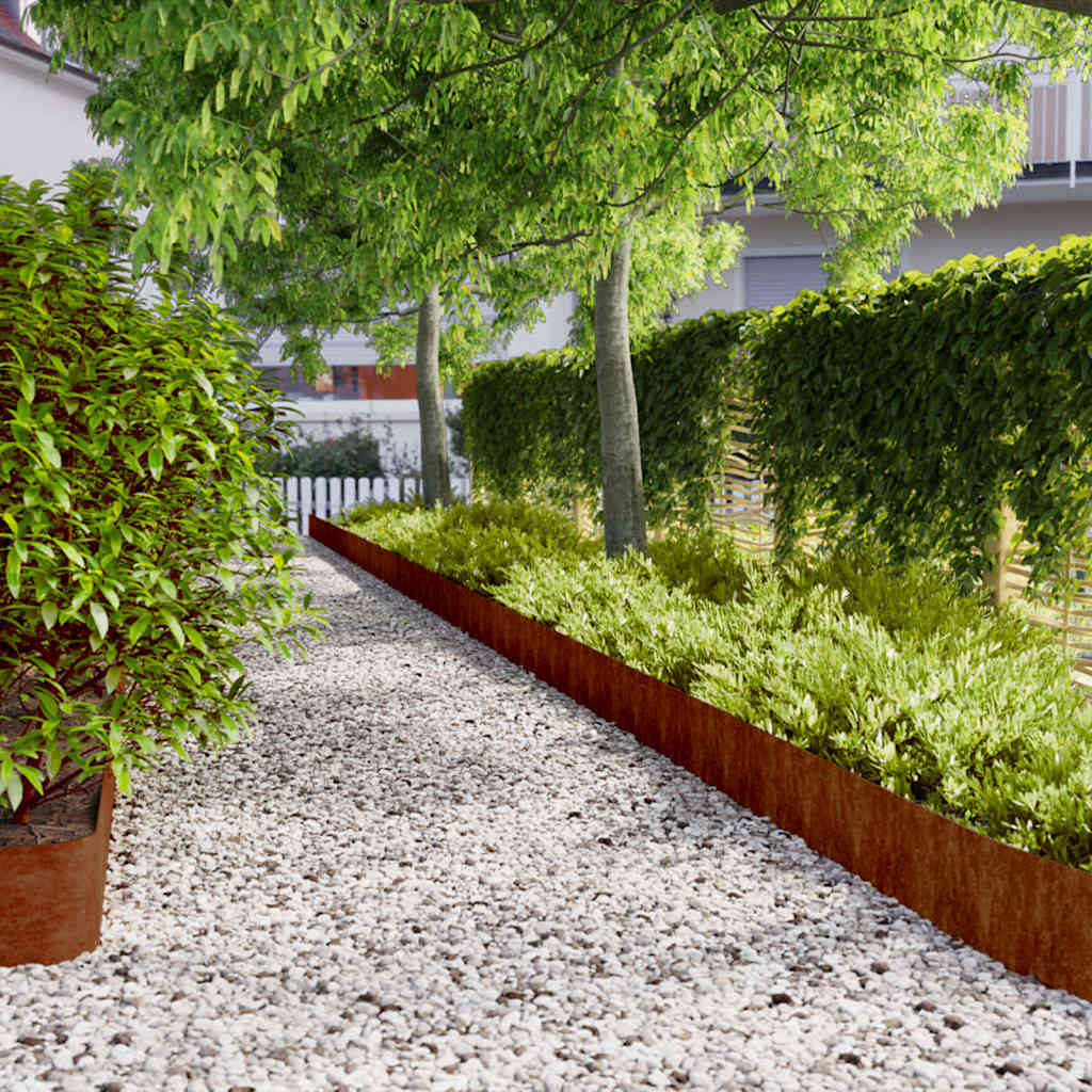 Vejos apvadai, 10vnt., 20x103cm, lankstus Corten plienas