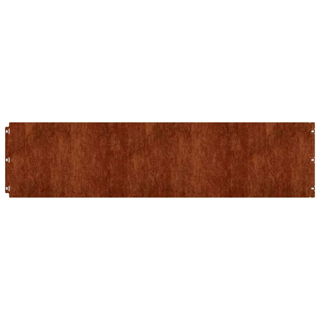 Vejos apvadai, 10vnt., 25x103cm, lankstus Corten plienas