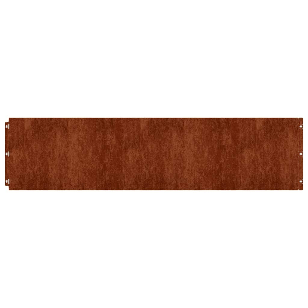Vejos apvadai, 10vnt., 25x103cm, lankstus Corten plienas