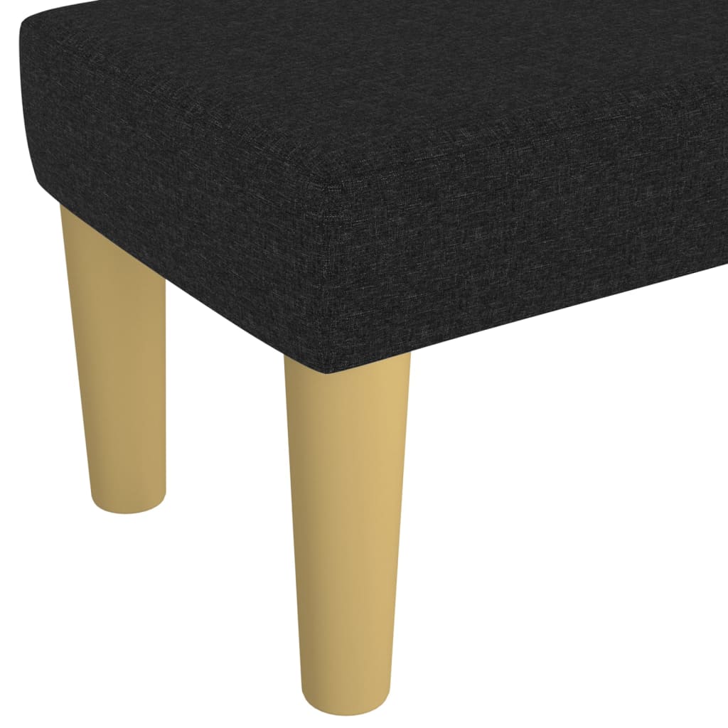 Sols, melns, 100x30x30cm, audums