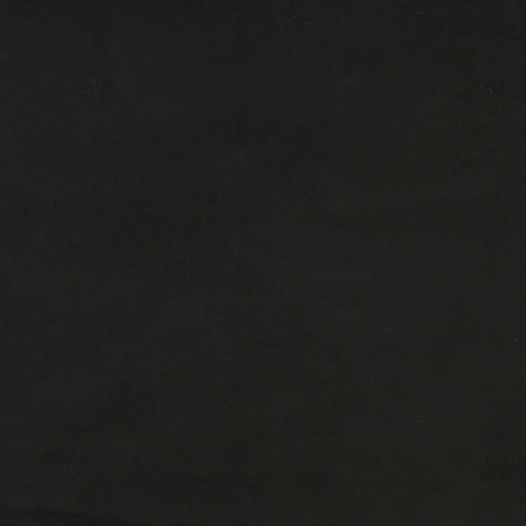 Bench, black, 100x30x30cm, fabric