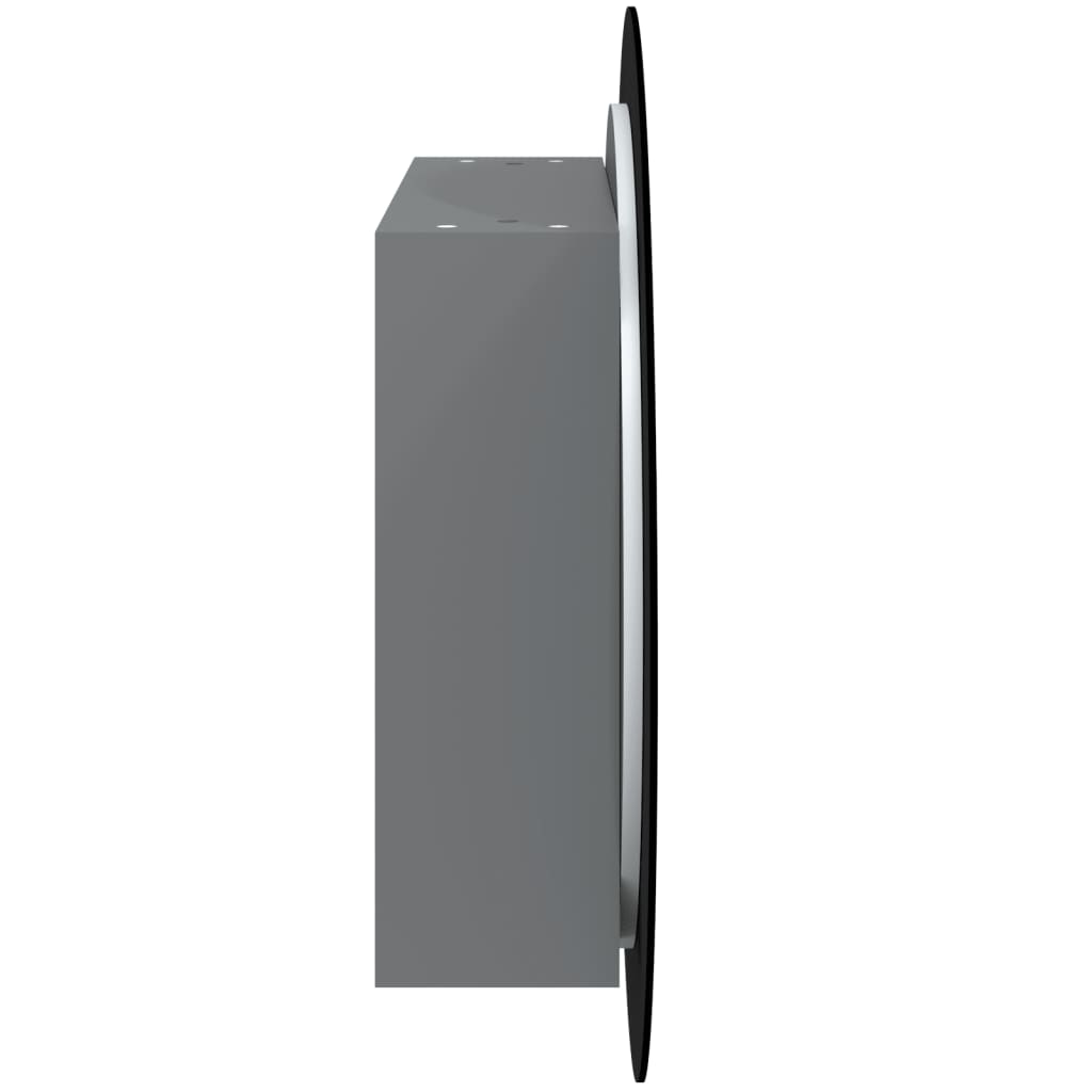 Vannas istabas skapītis ar spoguli/LED, pelēks, 54x54x17,5 cm