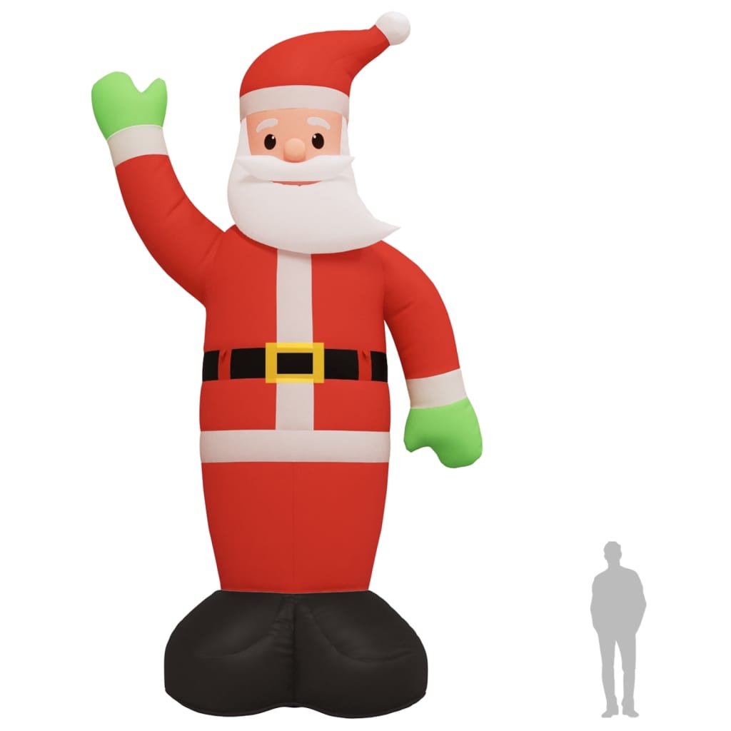 Inflatable Santa Claus with LED Lights, 820cm