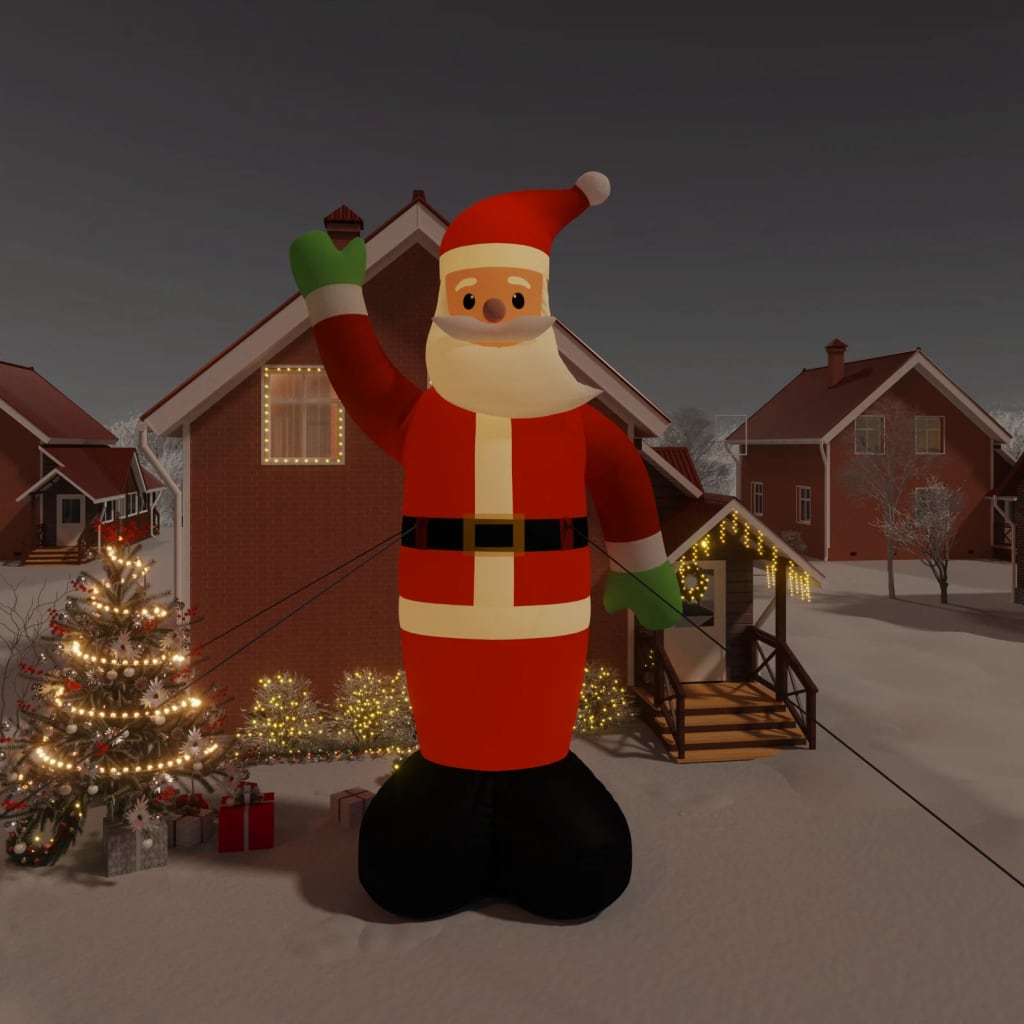Inflatable Santa Claus with LED Lights, 820cm