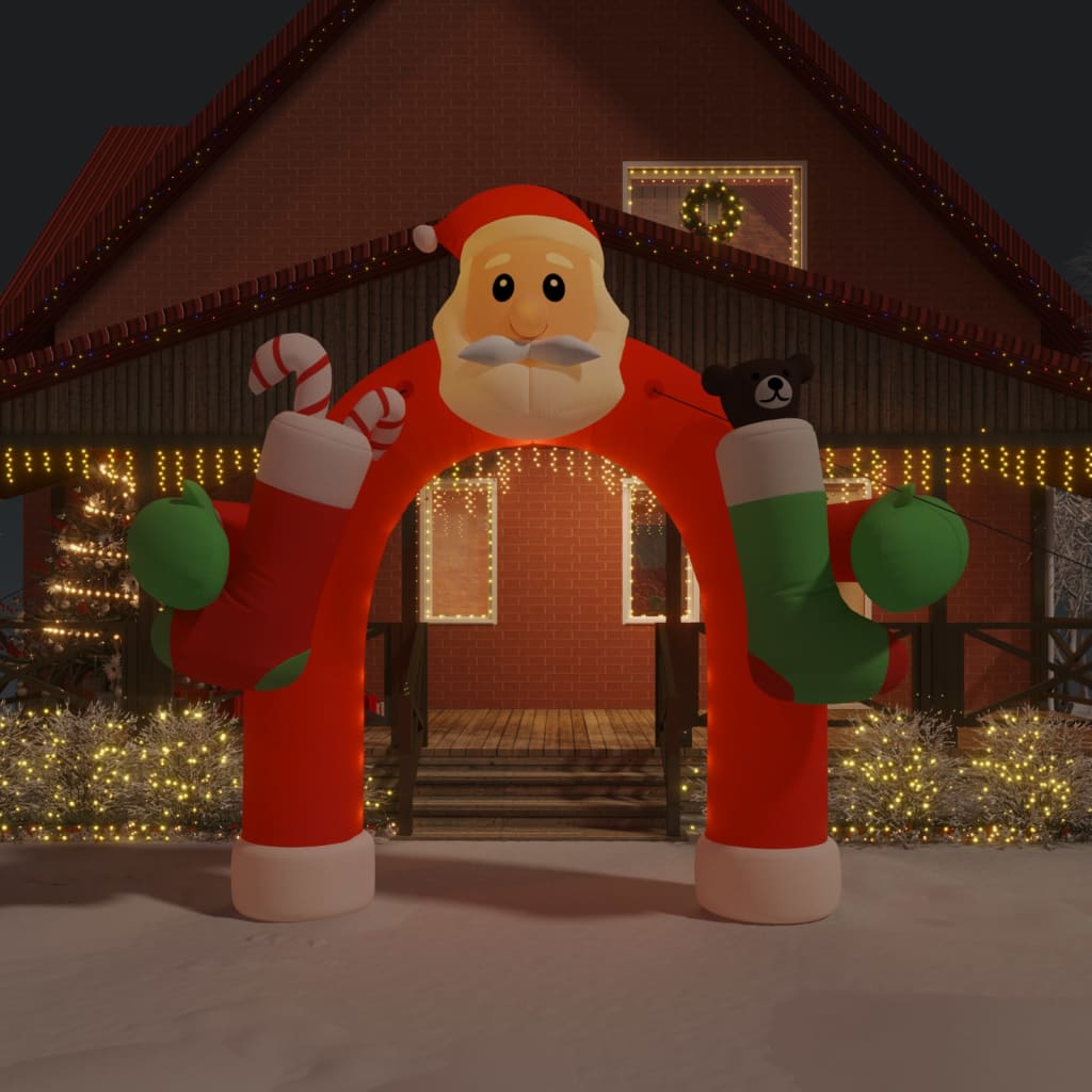 Pripučiama kalėdinė dekoracija arka su LED lemputėmis BLITZEN, 320cm