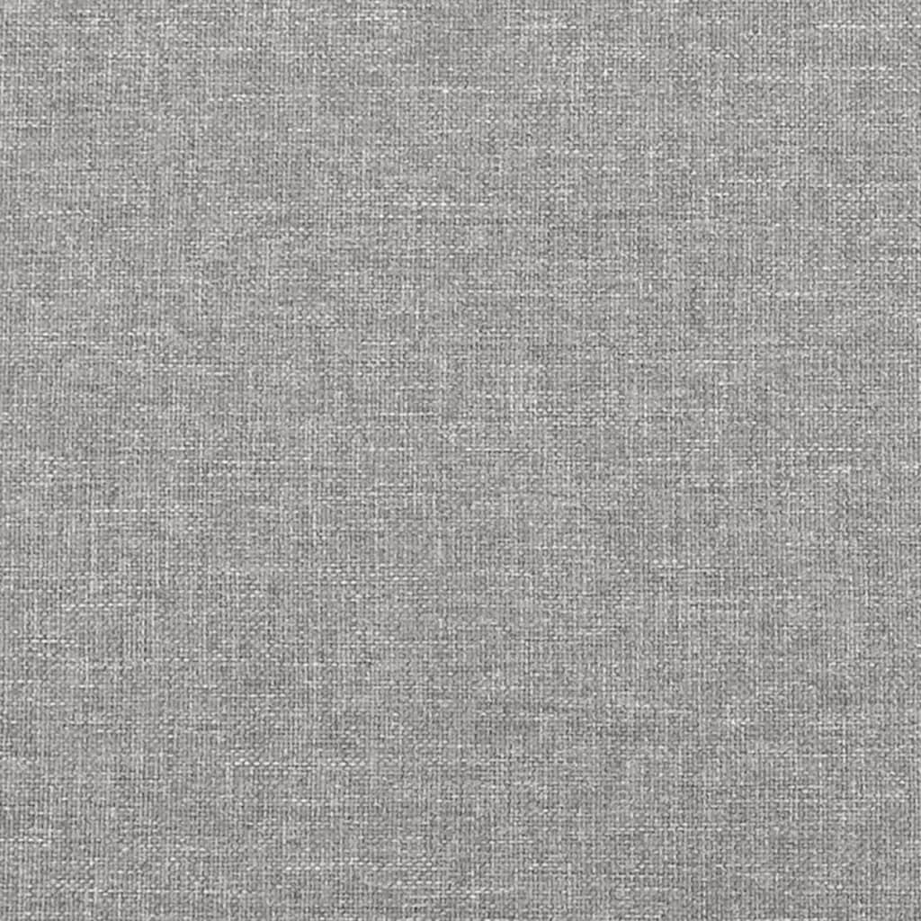 Spyruoklinis čiužinys, šviesiai pilkas, 120x200x20cm, audinys