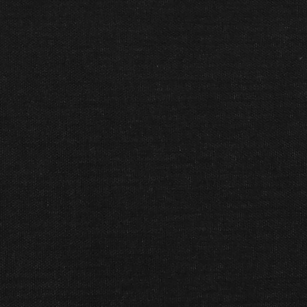 Spyruoklinis čiužinys, juodos spalvos, 120x200x20 cm, audinys