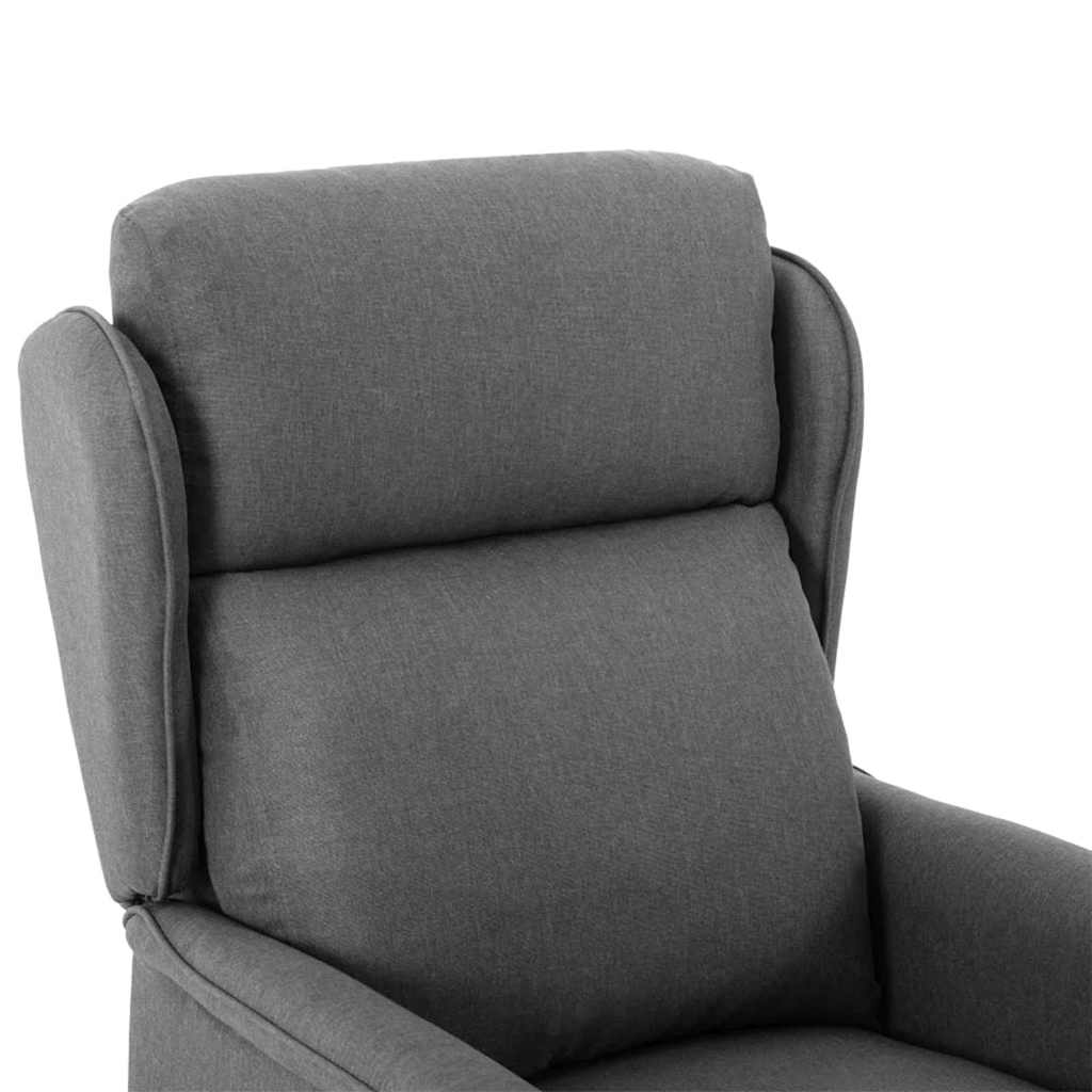 Massage chair Light grey 67.5 x 93.5 x 101.5 cm fabric