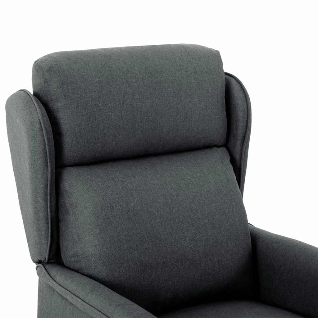 Masāžas krēsls Tumši pelēks 67.5 x 93.5 x 101.5 cm audums