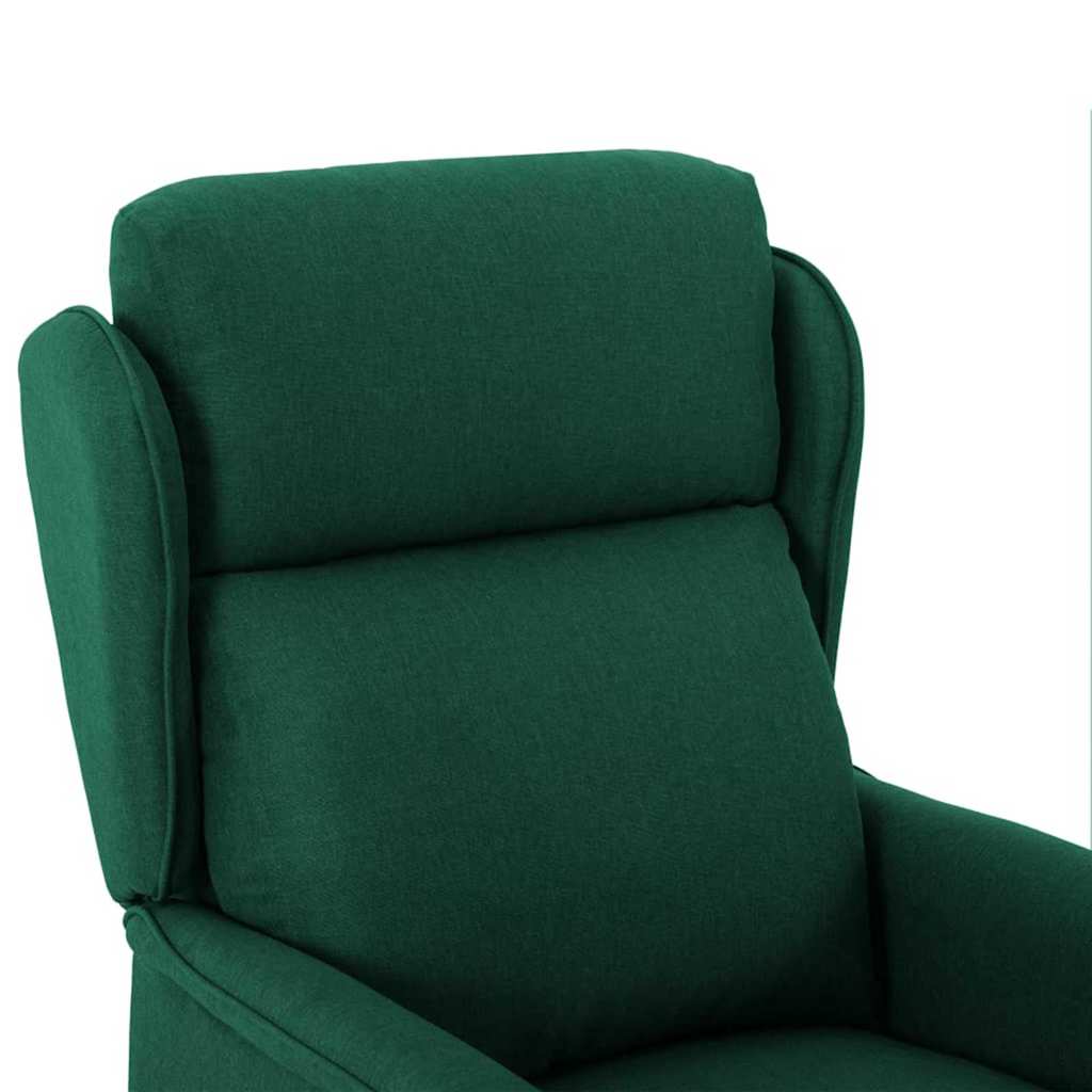 Massage Chair Dark Green 93.5 x 67.5 x 101.5 cm Fabric