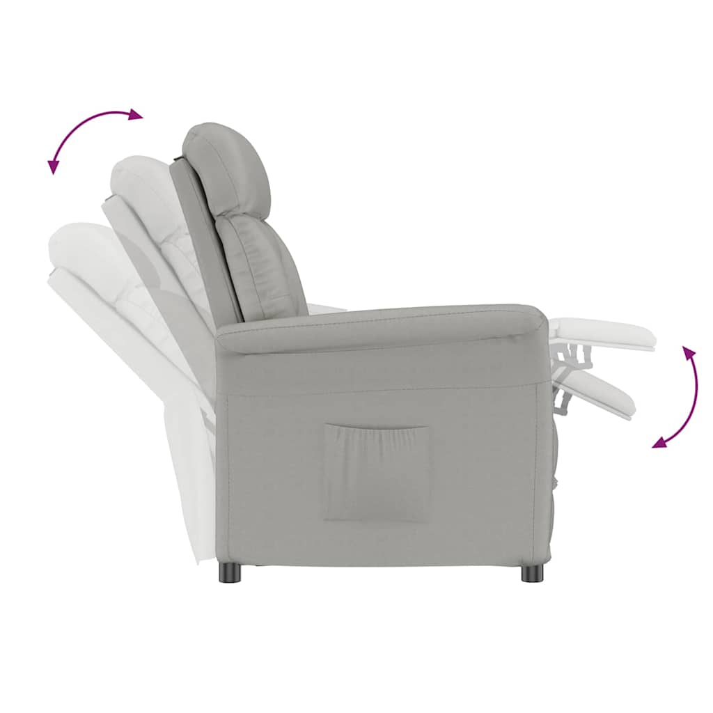 Recliner light gray Light gray
