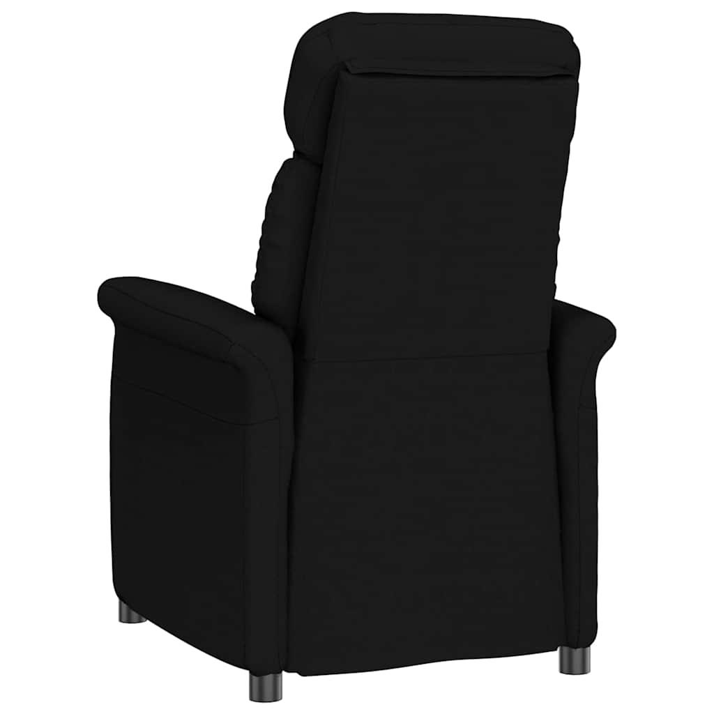 Juodas atsilenkiantis krėslas Juoda 70.5 x 96.5 x 95 cm