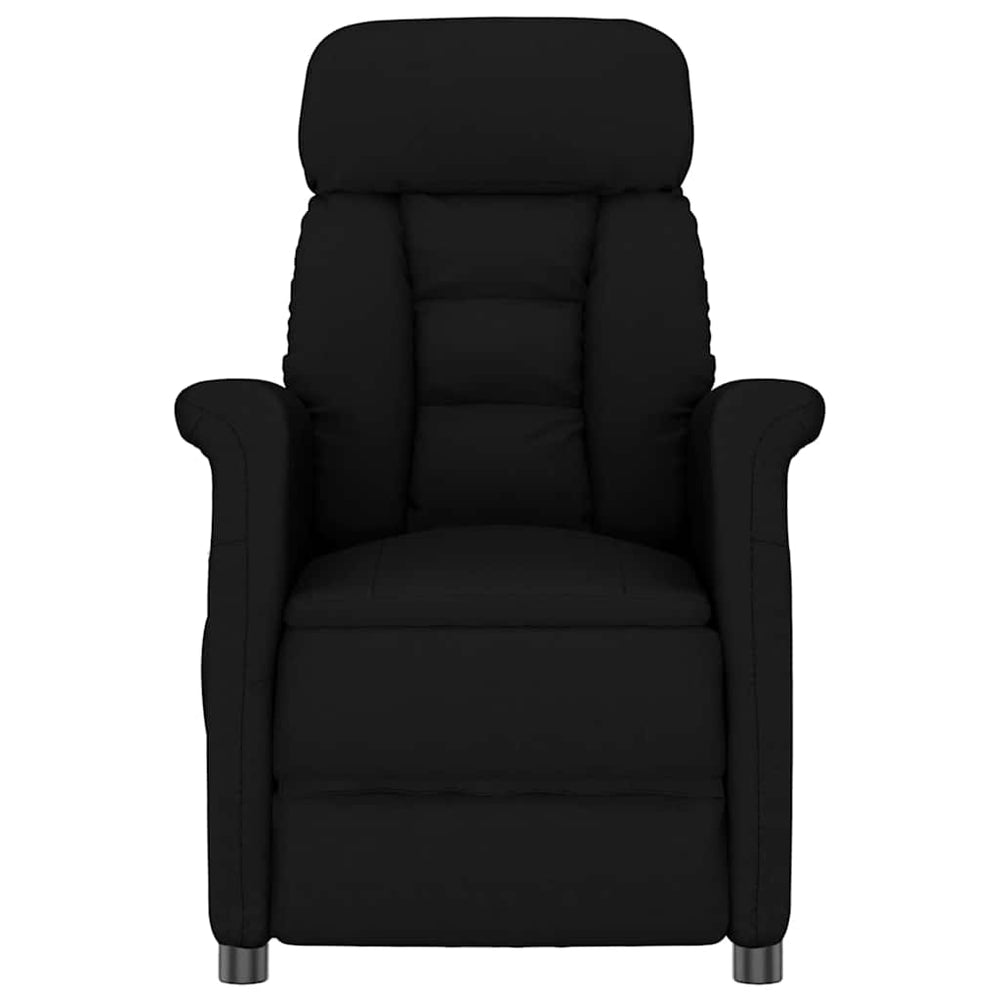 Juodas atsilenkiantis krėslas Juoda 70.5 x 96.5 x 95 cm