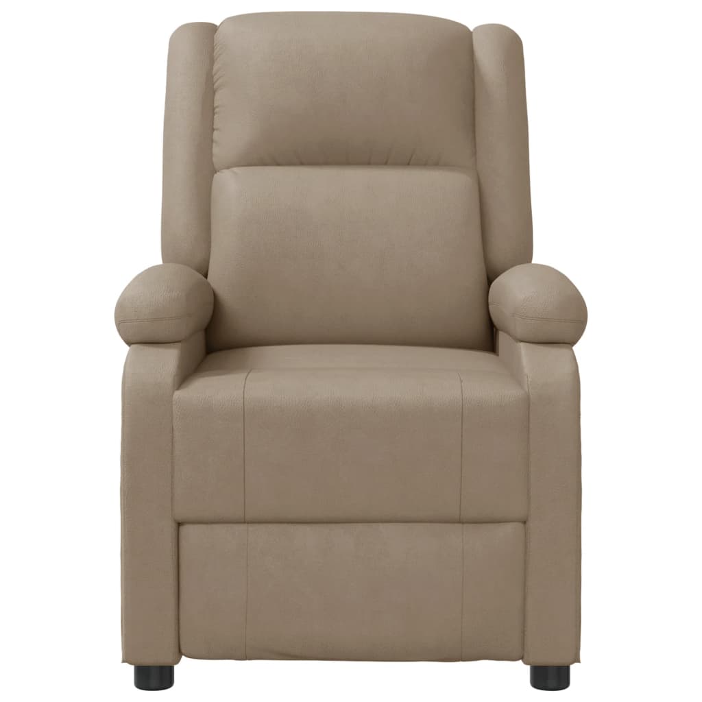 Massage chair, cappuccino, artificial leather
