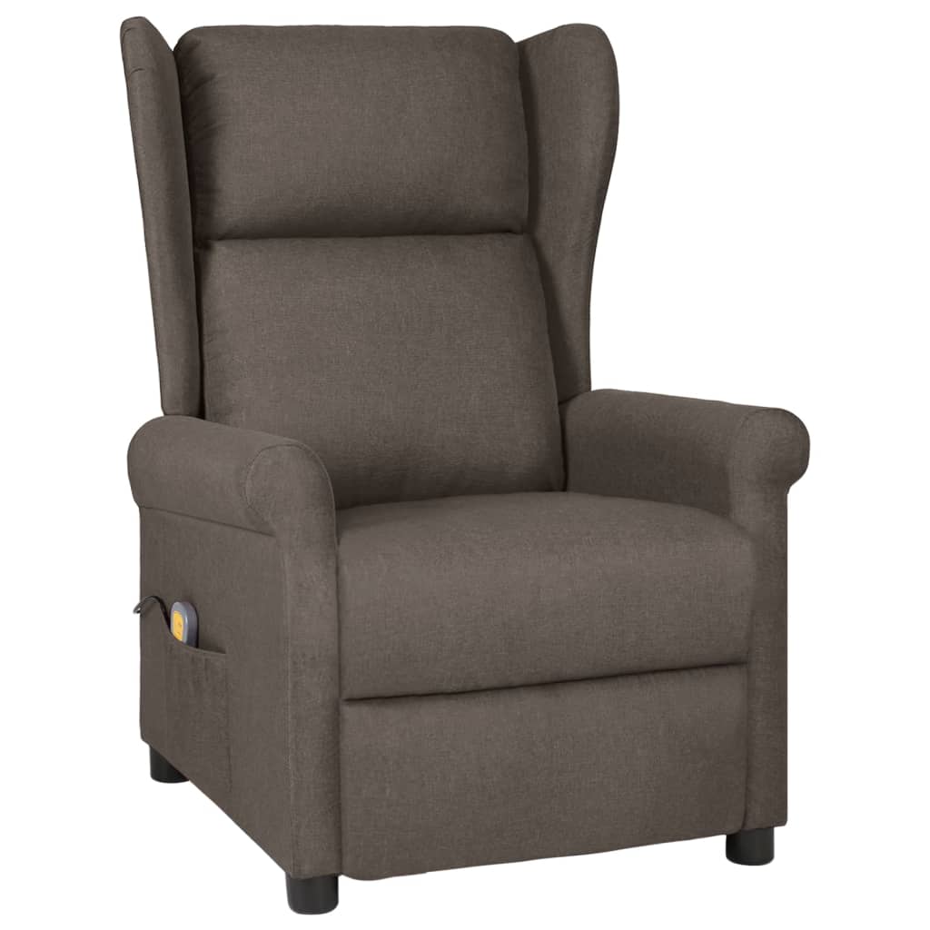 Massage chair, brown, fabric