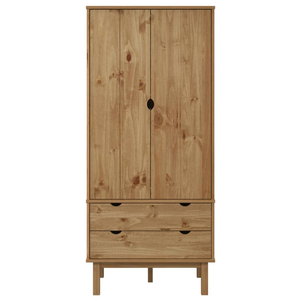 Wardrobe OTTA, 76.5x53x172cm, solid pine wood