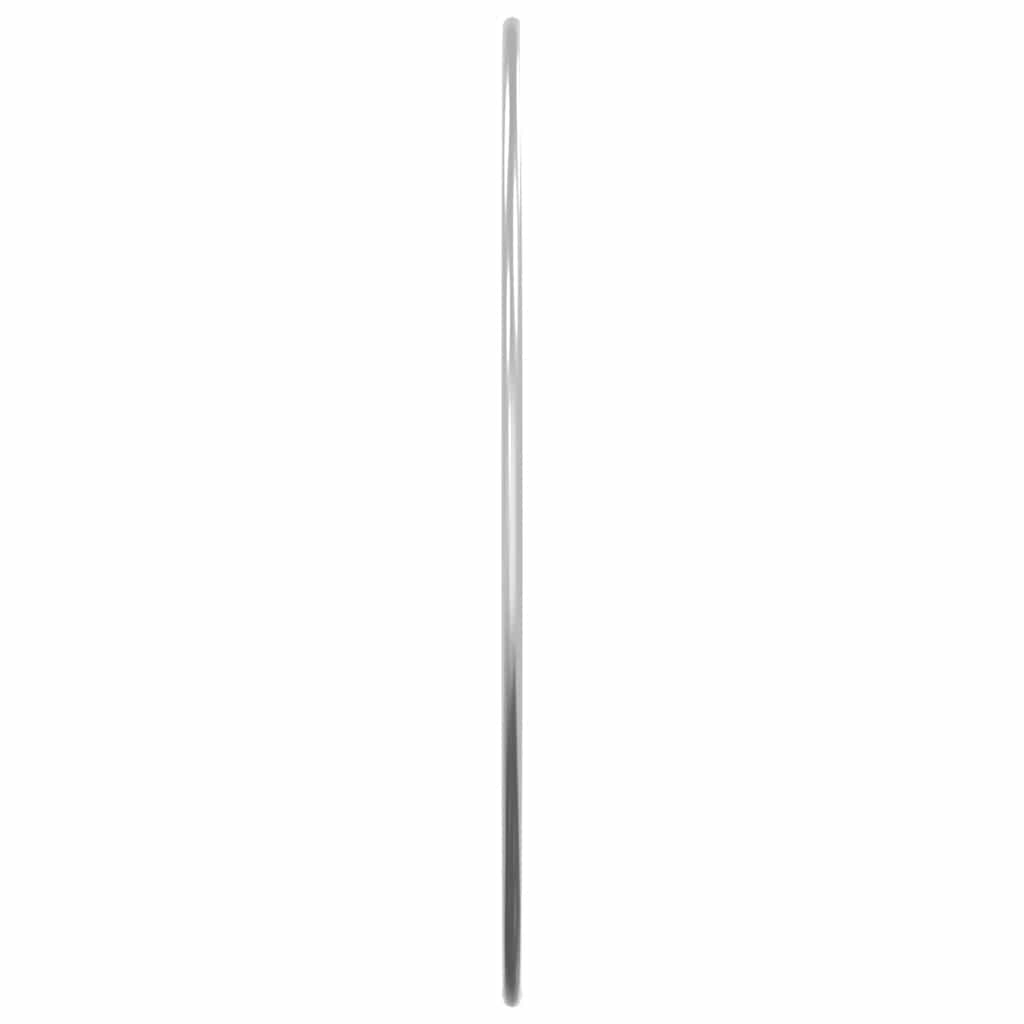 Sieninis veidrodis, sidabrinis, 40cm skersmens, apskritas