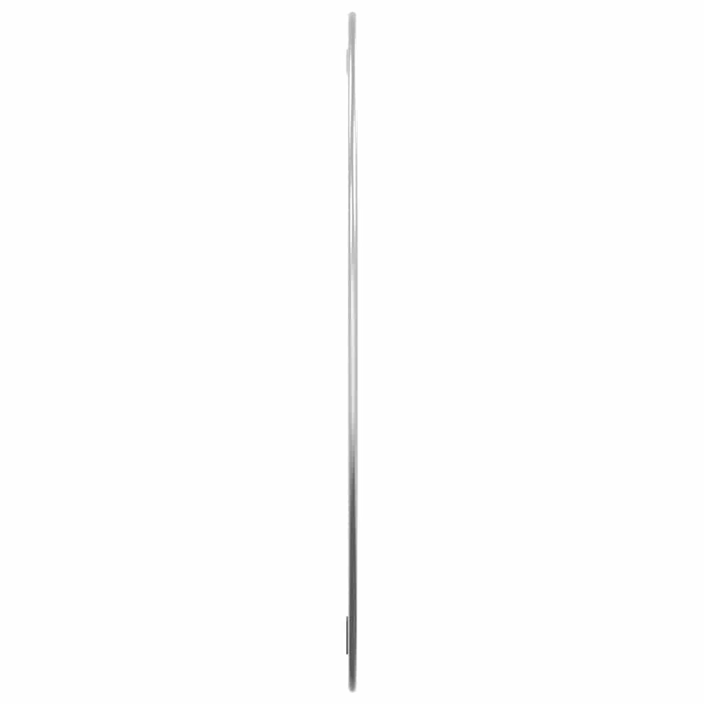 Sienas spogulis, sudraba, 60cm diametrs, apaļš